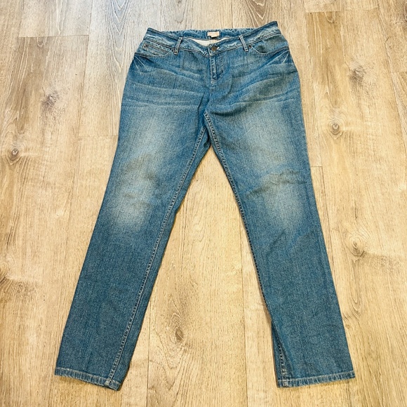 J. JILL Denim Jeans Women Size 10 petite stretch skinny jeans 32x29 - Picture 1 of 12